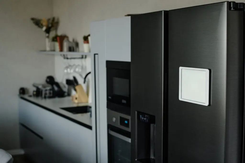 Kitchen Area with Smart Kitchen Appliances
